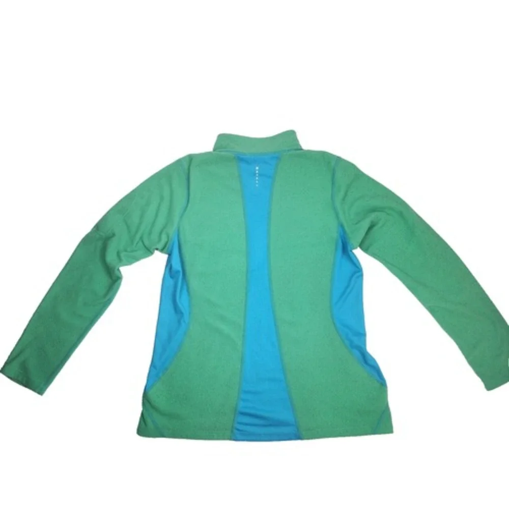 North Face Pullover Womens L Running‎ Top Sweater Jacket Arm Pocket Quarter Zip